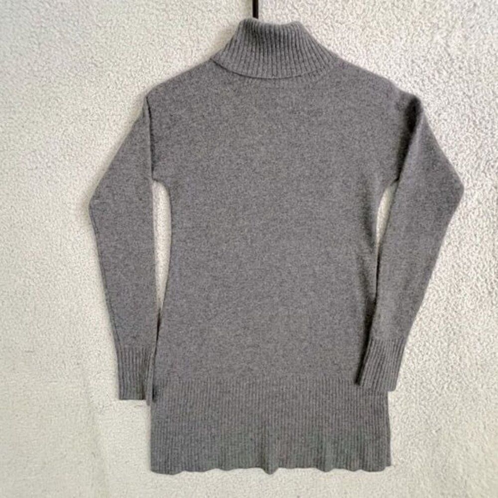 ONLY MINE WOMENS CASHMERE TUNIC/SWEATER SIZE XS GRAY - Picture 4 of 10